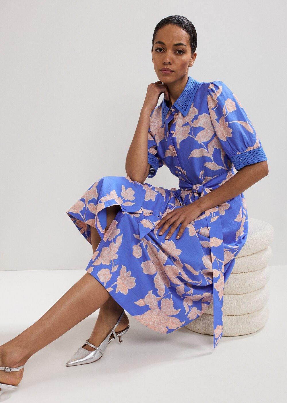 Delphine Dress - Blue