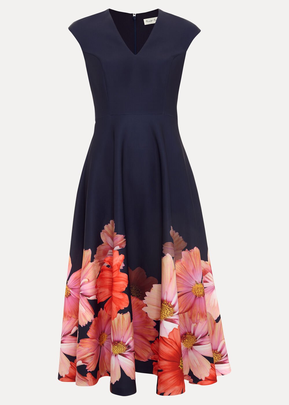 Rakhi Scuba Dress - Navy