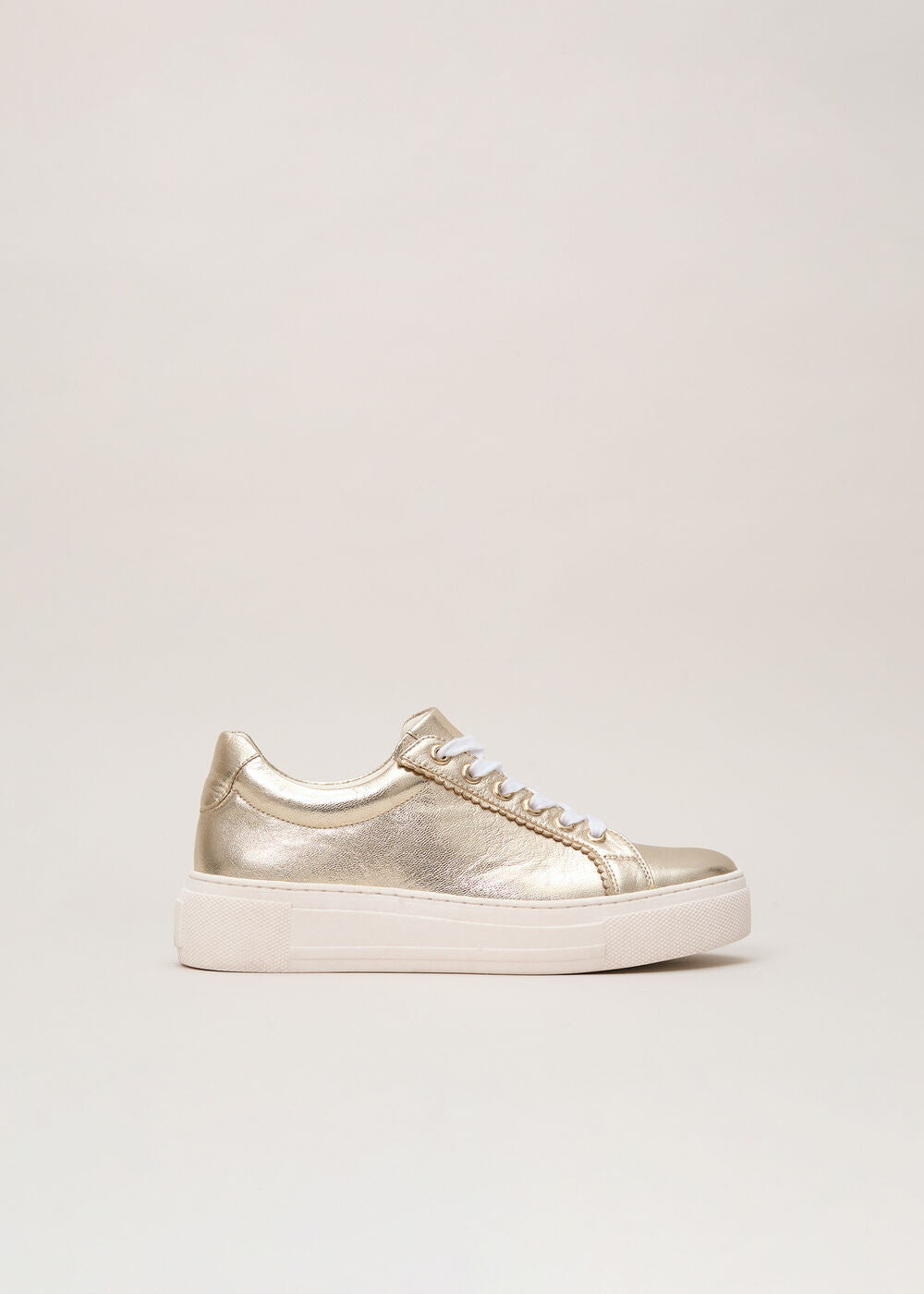 Metallic Trainer - Gold