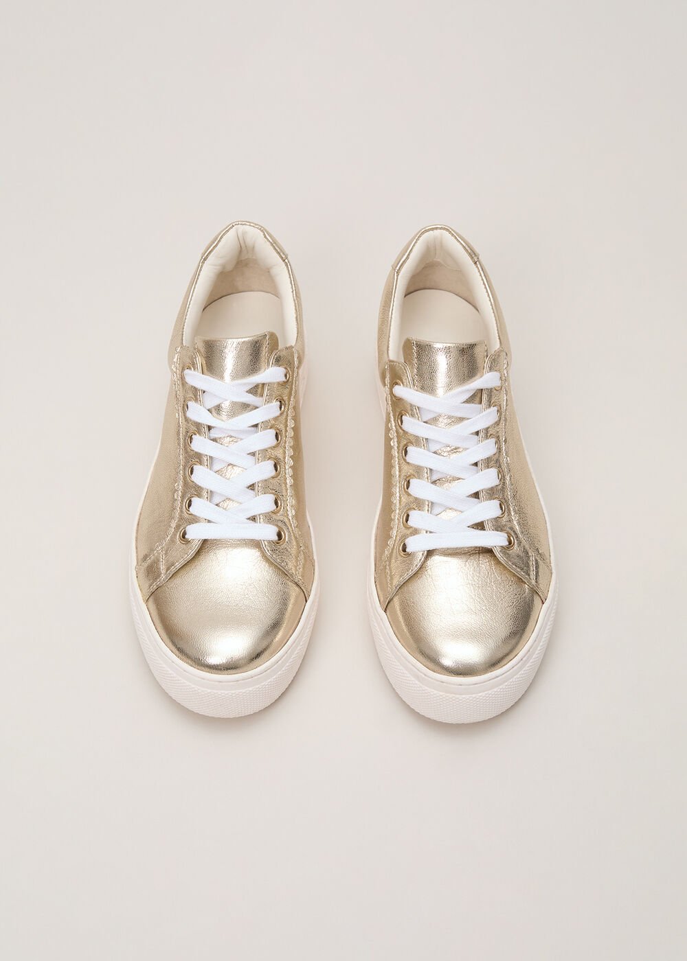 Metallic Trainer - Gold