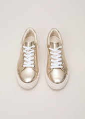 Metallic Trainer - Gold