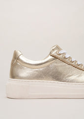 Metallic Trainer - Gold