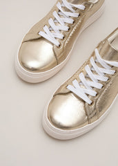 Metallic Trainer - Gold