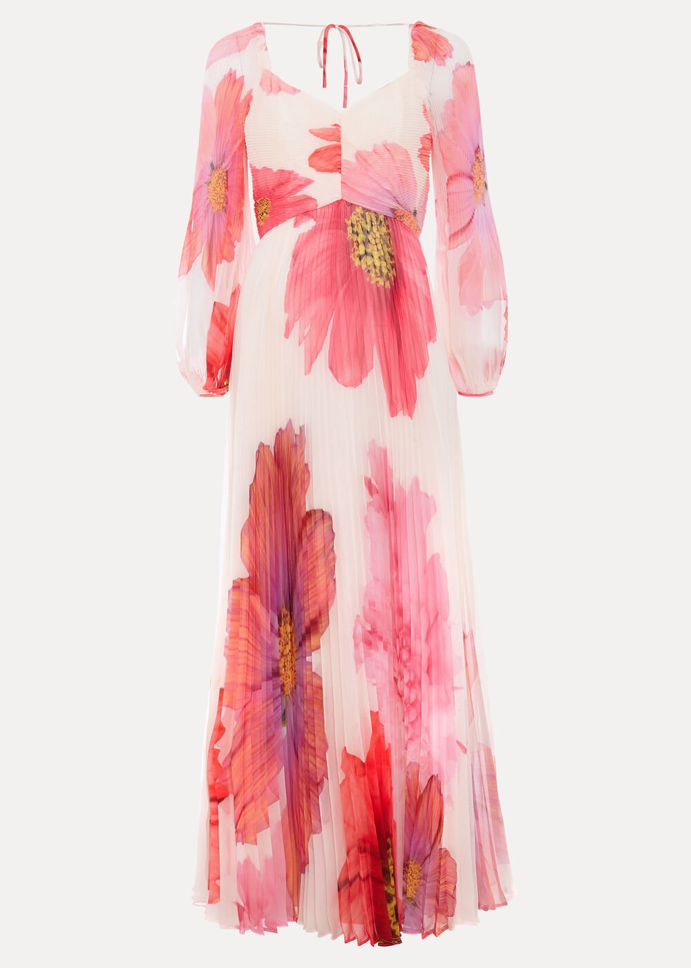 Reanna Pleated Dress - Ivory
