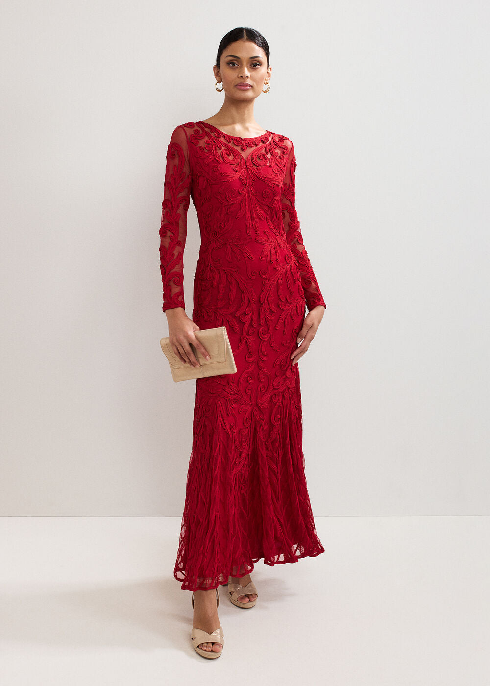 Phoenix Maxi Dress - Red