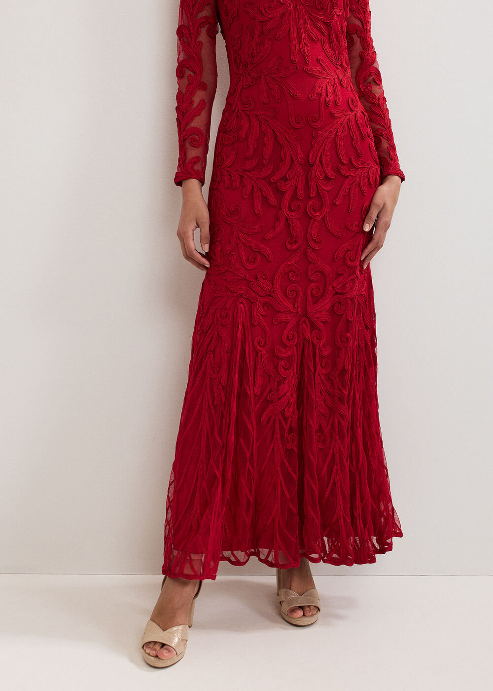 Phoenix Maxi Dress - Red