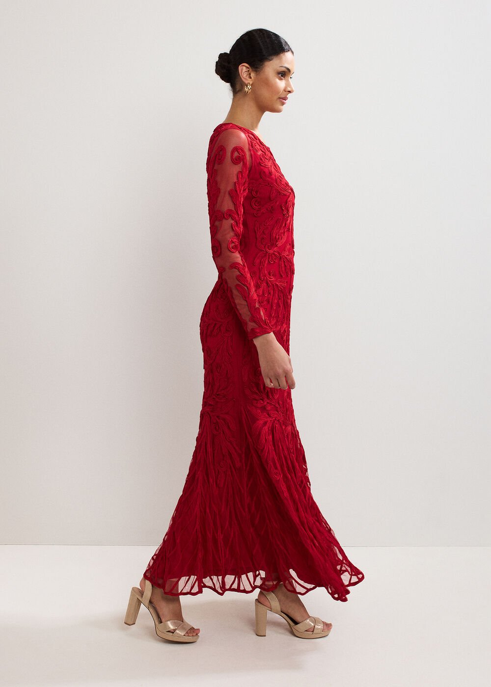 Phoenix Maxi Dress - Red