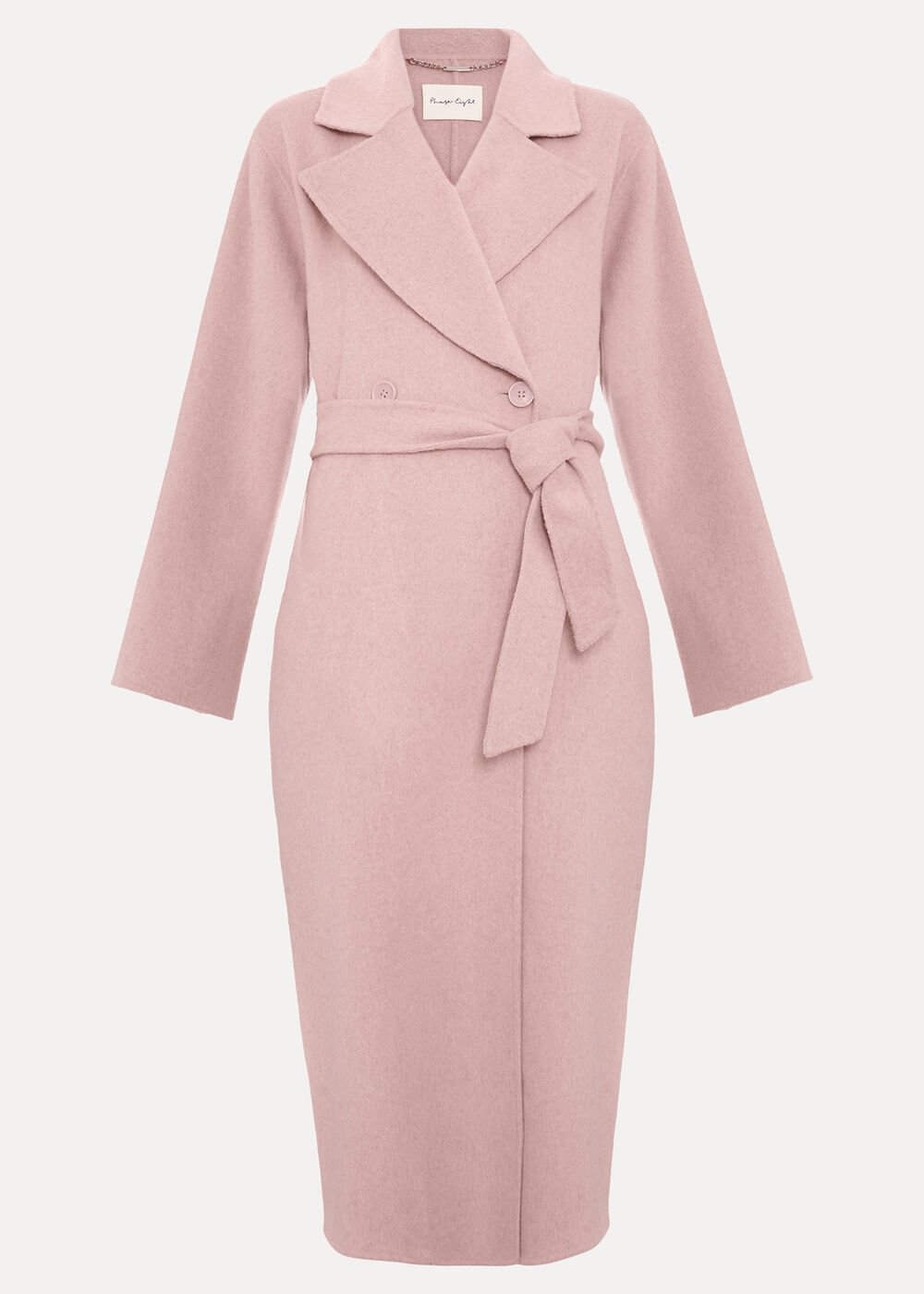 Darcy Pink Wool Coat - Pink