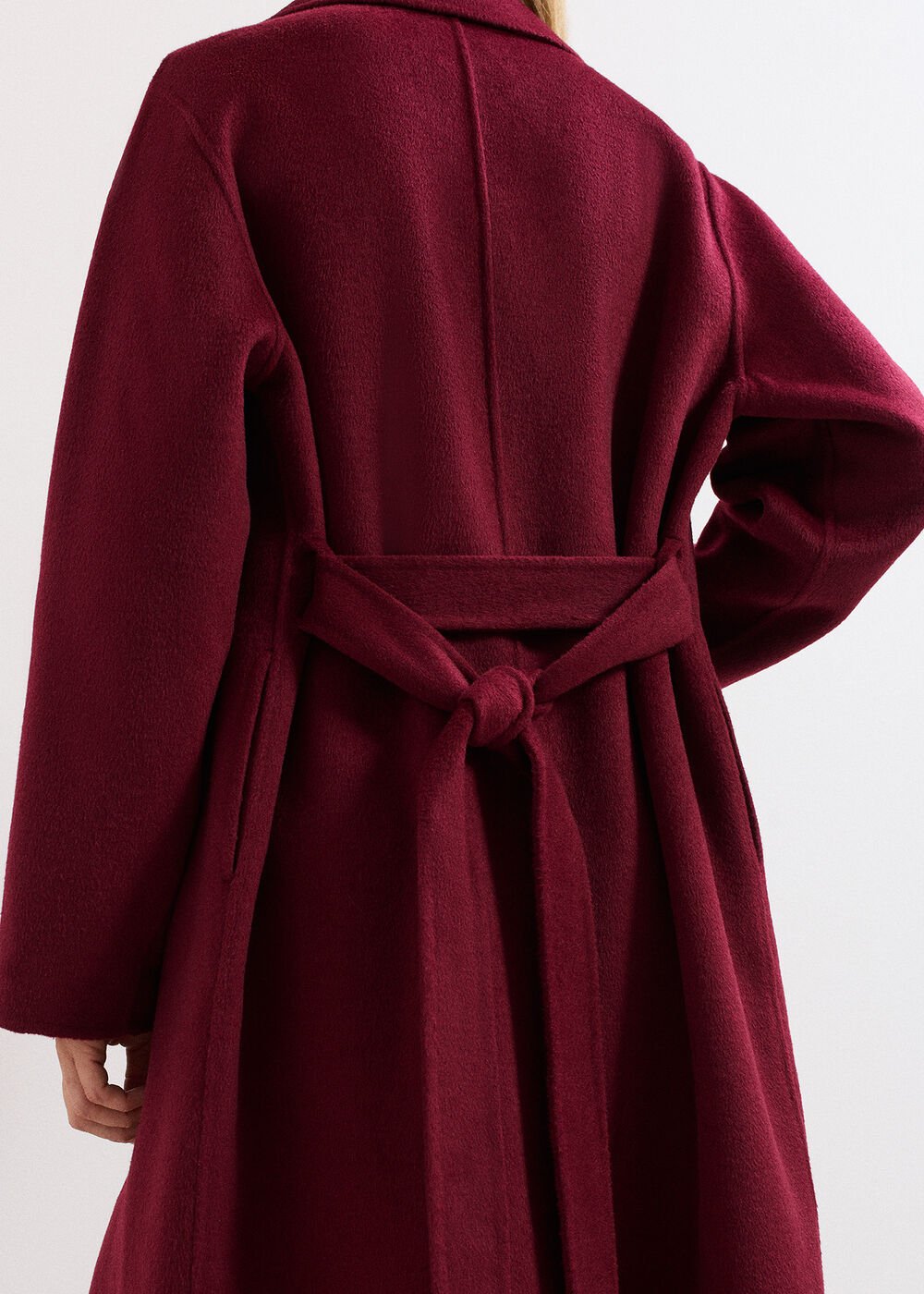 Petite Darcy Coat - Dark Red