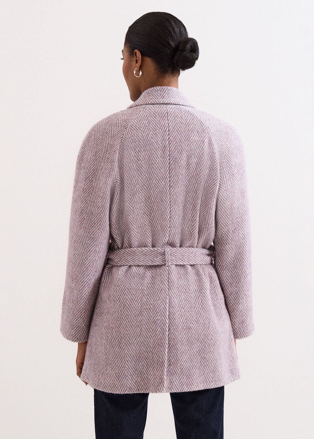Niamh Wrap Coat - Lilac