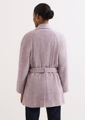 Niamh Wrap Coat - Lilac