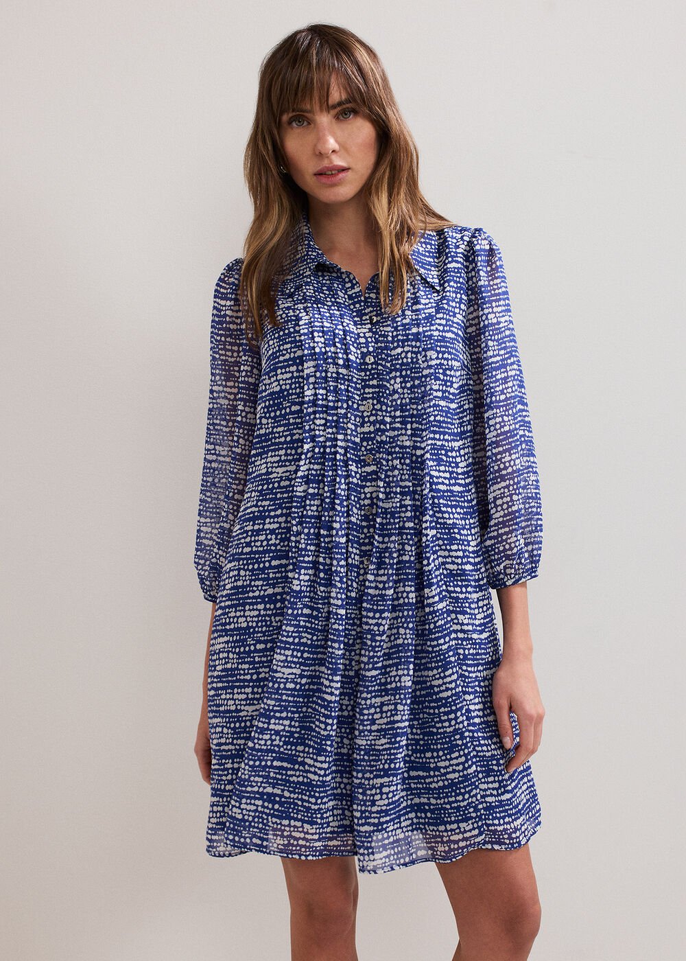 Darley Tunic Dress - Blue