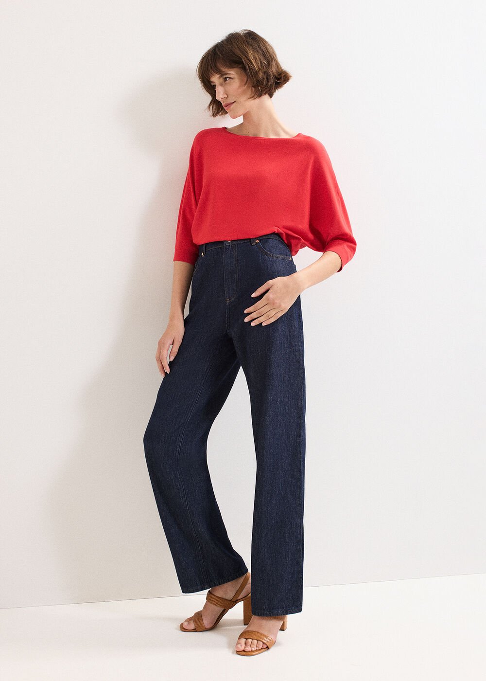 Cristine Knit Jumper - Red
