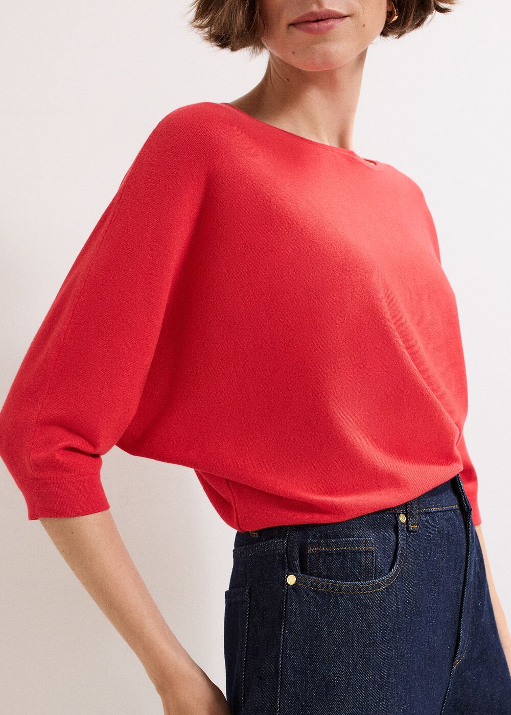 Cristine Knit Jumper - Red