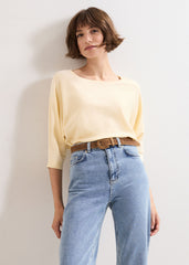 Cristine Knit Jumper - Pale Yellow