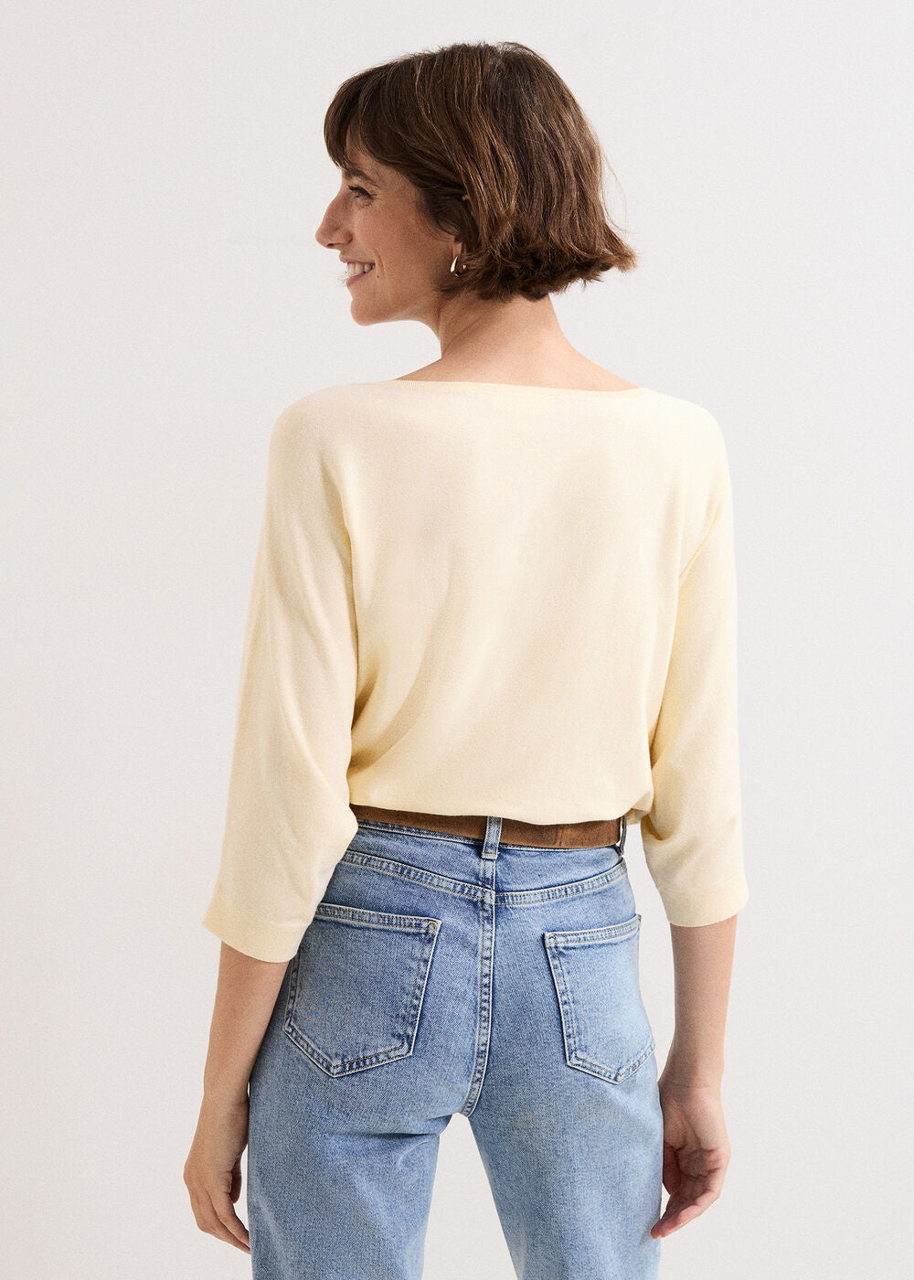 Cristine Knit Jumper - Pale Yellow