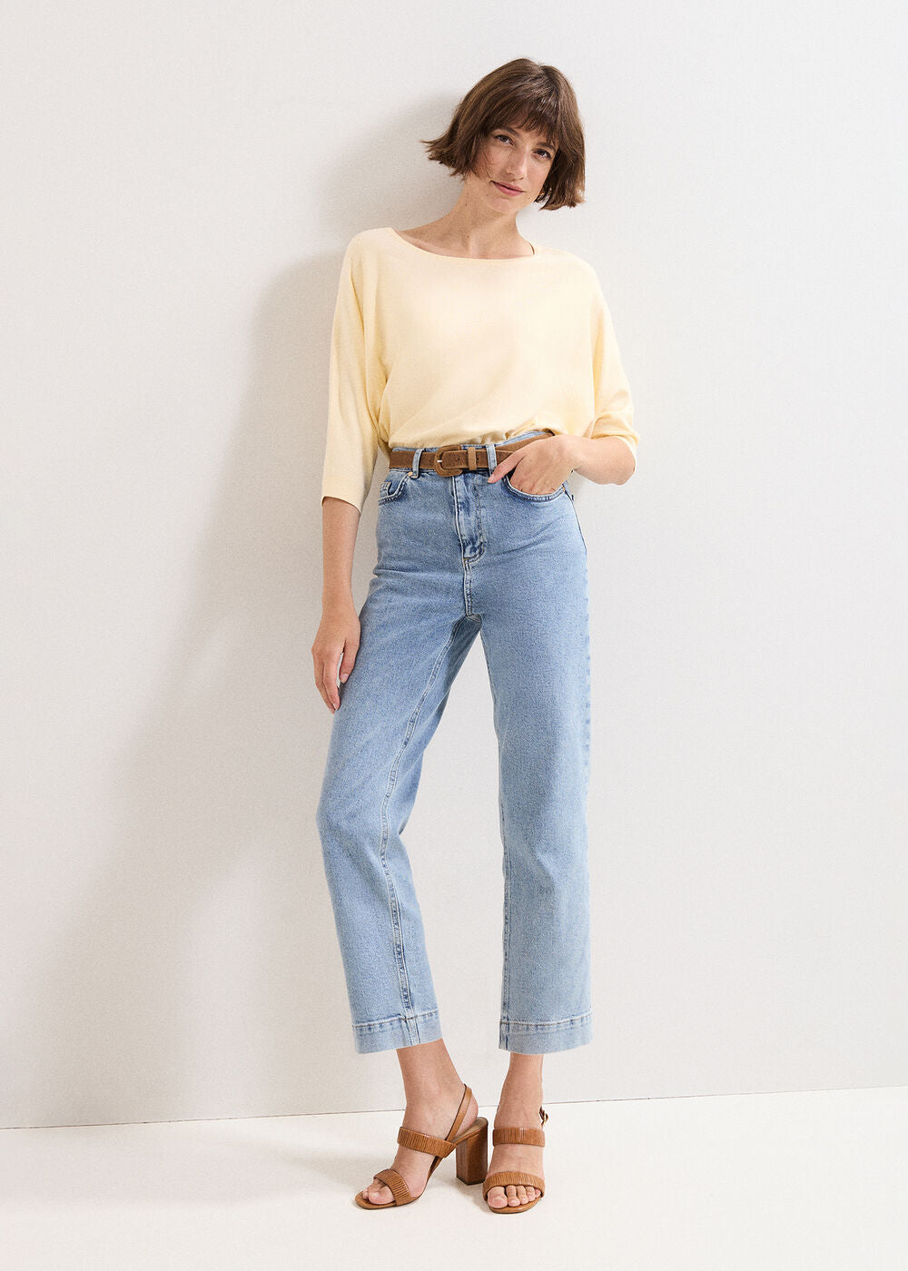 Cristine Knit Jumper - Pale Yellow