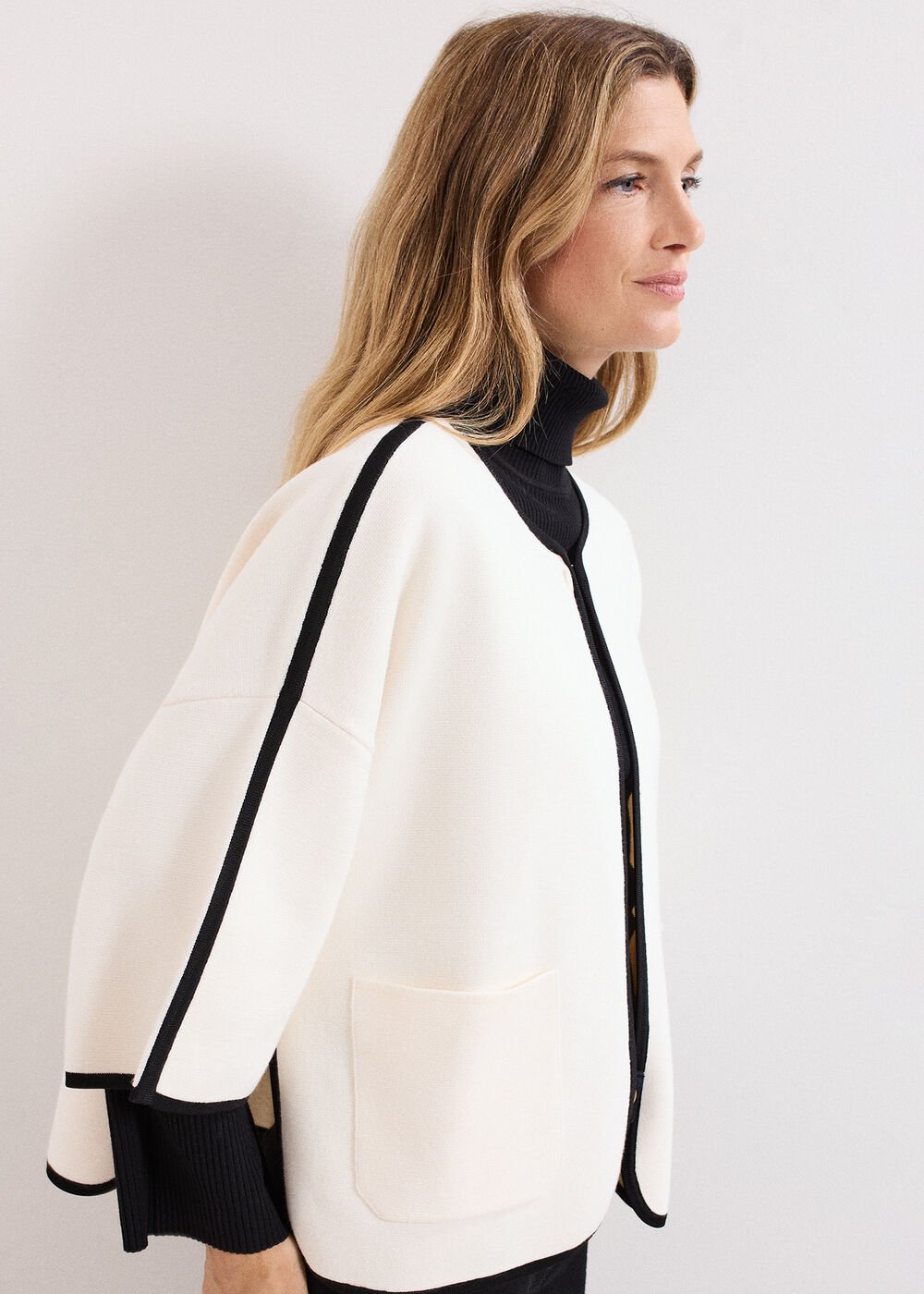 Luna Boxy Jacket - Ivory