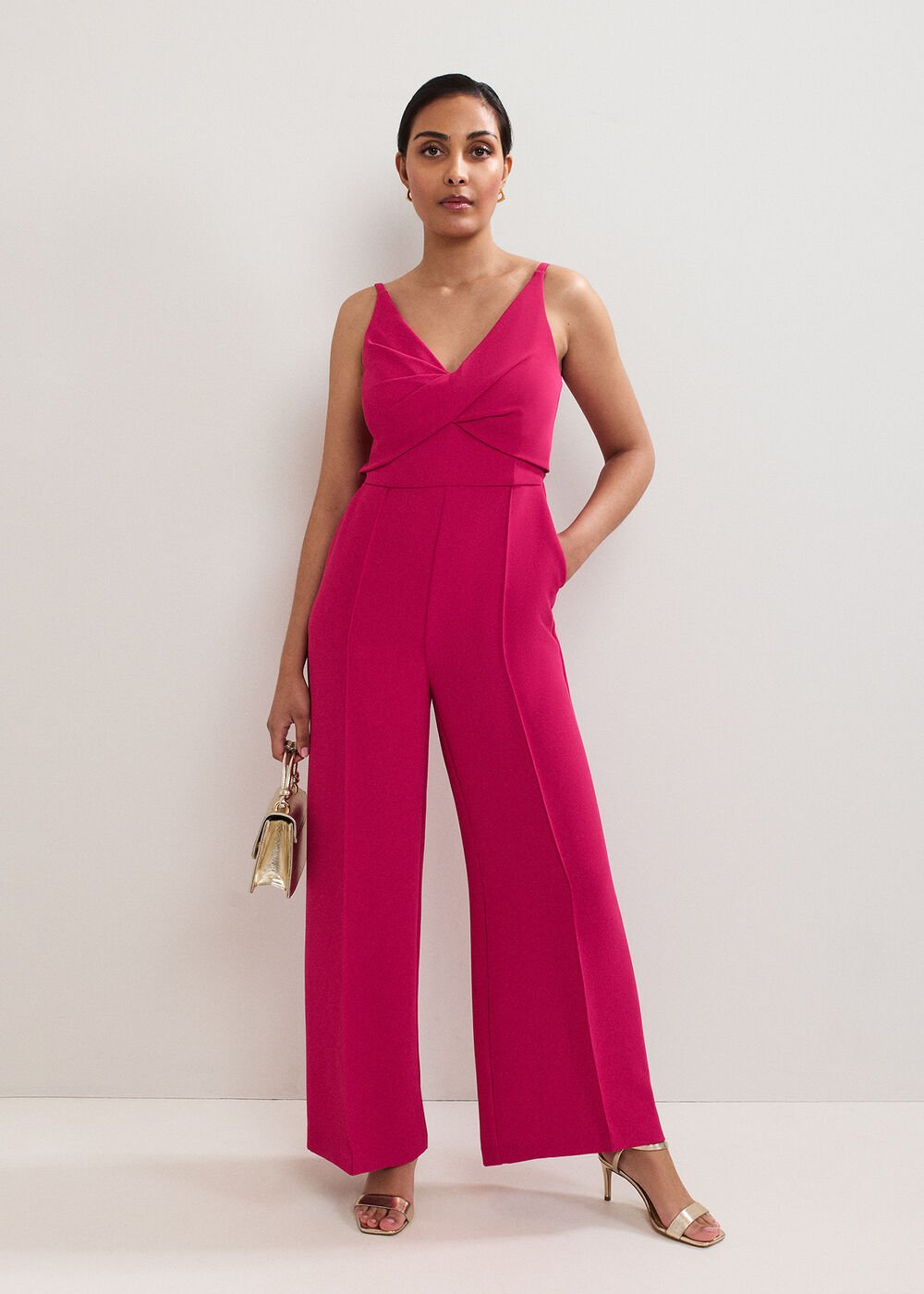Petite Hetty Jumpsuit - Pink