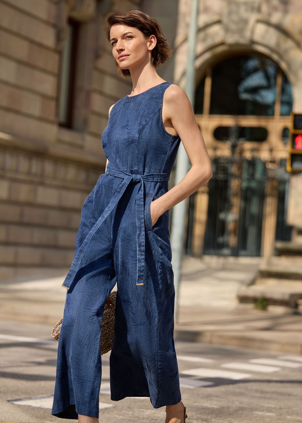 Matilde Denim Jumpsuit - Indigo