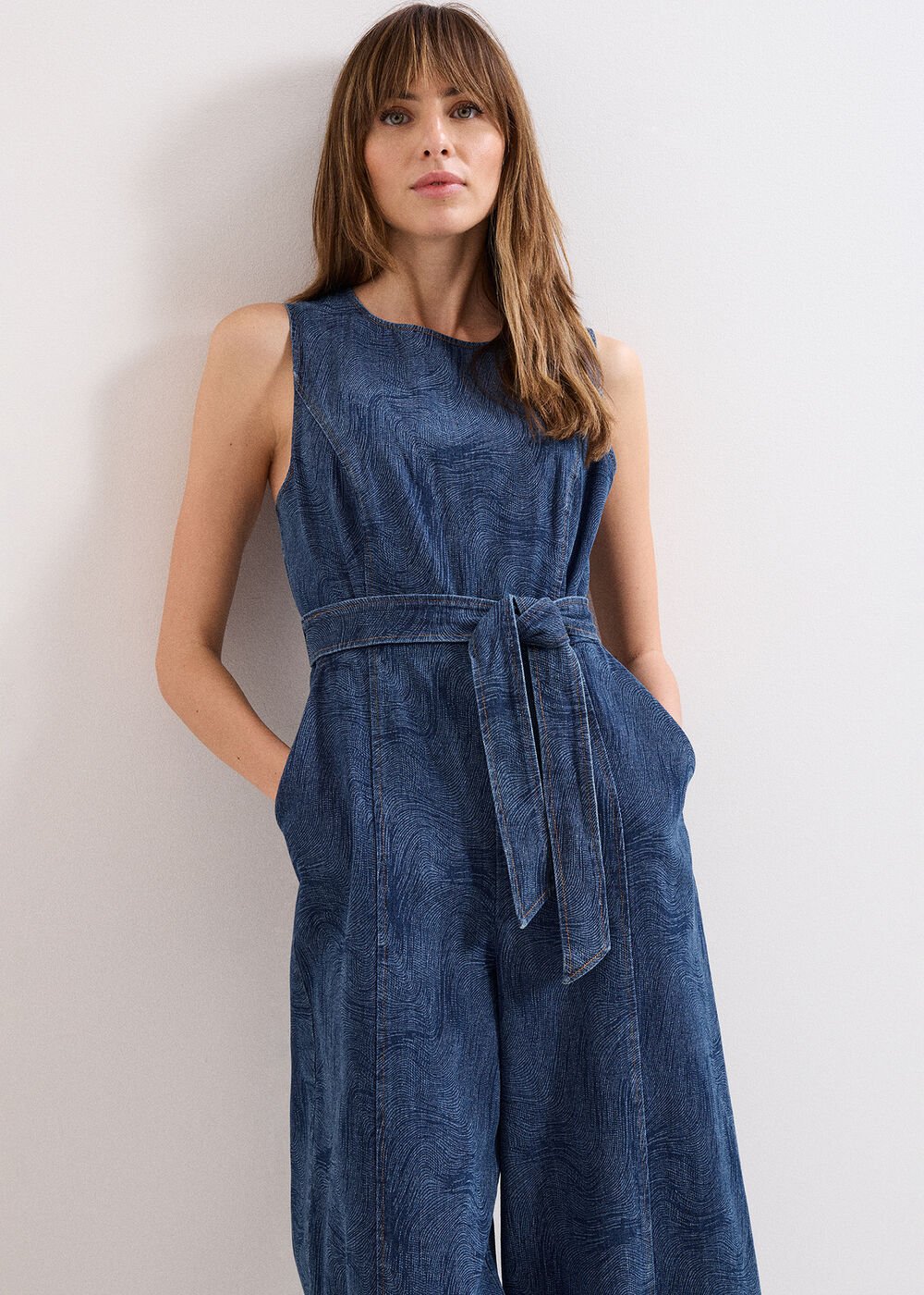Matilde Denim Jumpsuit - Indigo