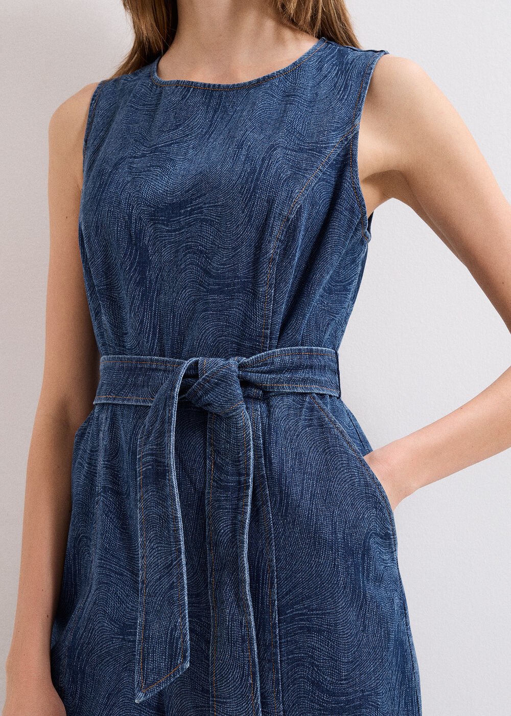 Matilde Denim Jumpsuit - Indigo