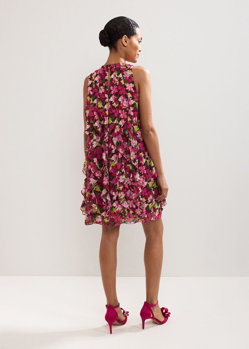 Cleo Ruffle Dress - Multi