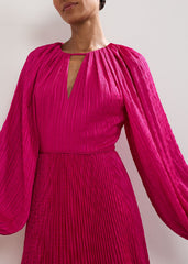 Faye Textured Dress - Pink