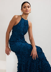 Charlene Teal Dress - Teal
