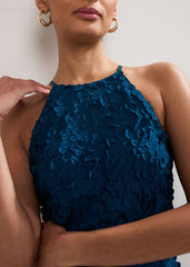 Charlene Teal Dress - Teal