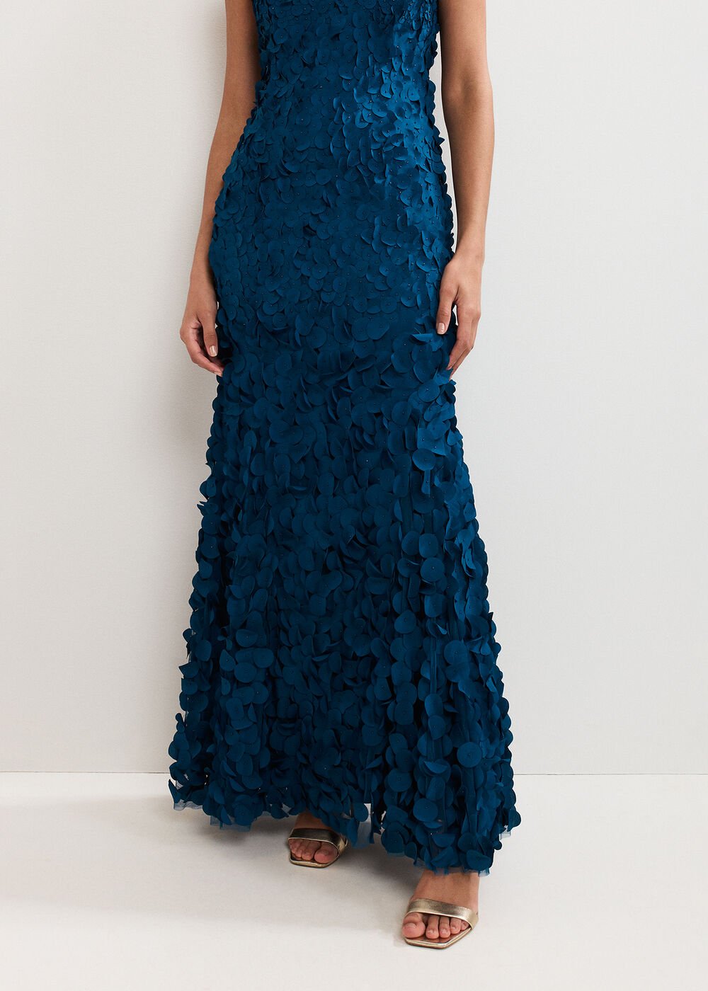 Charlene Teal Dress - Teal