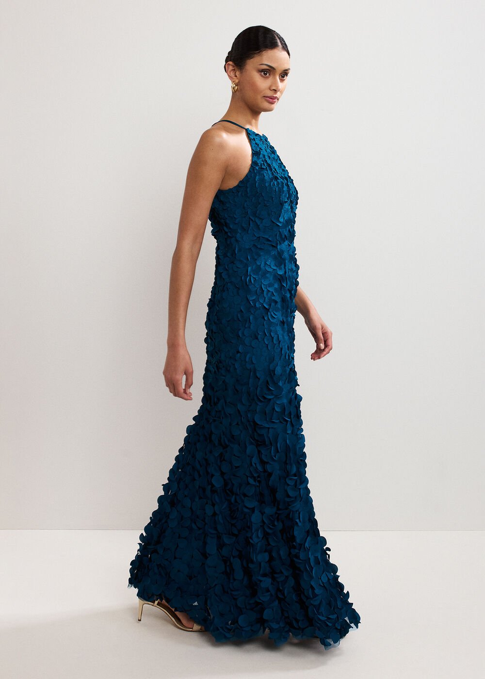 Charlene Teal Dress - Teal