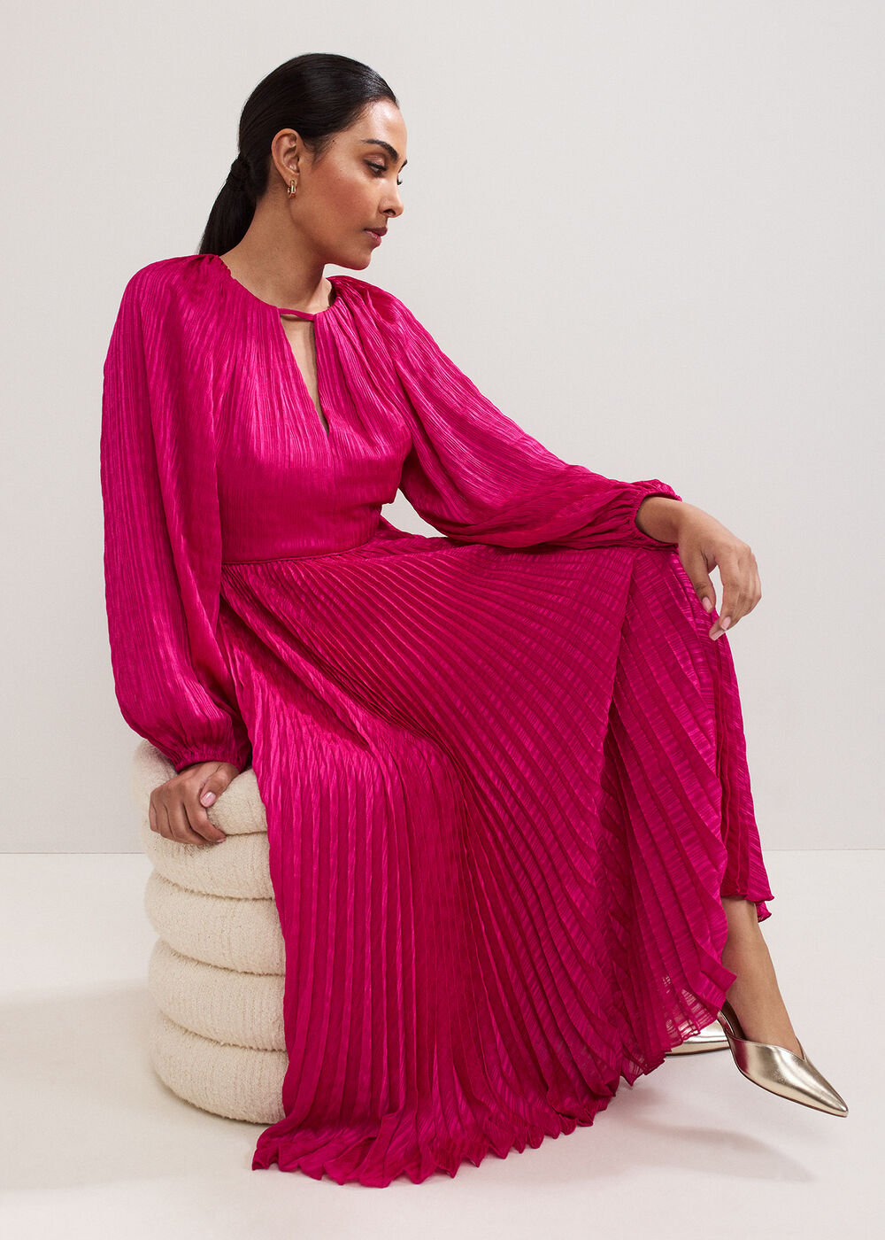 Petite Faye Dress - Pink