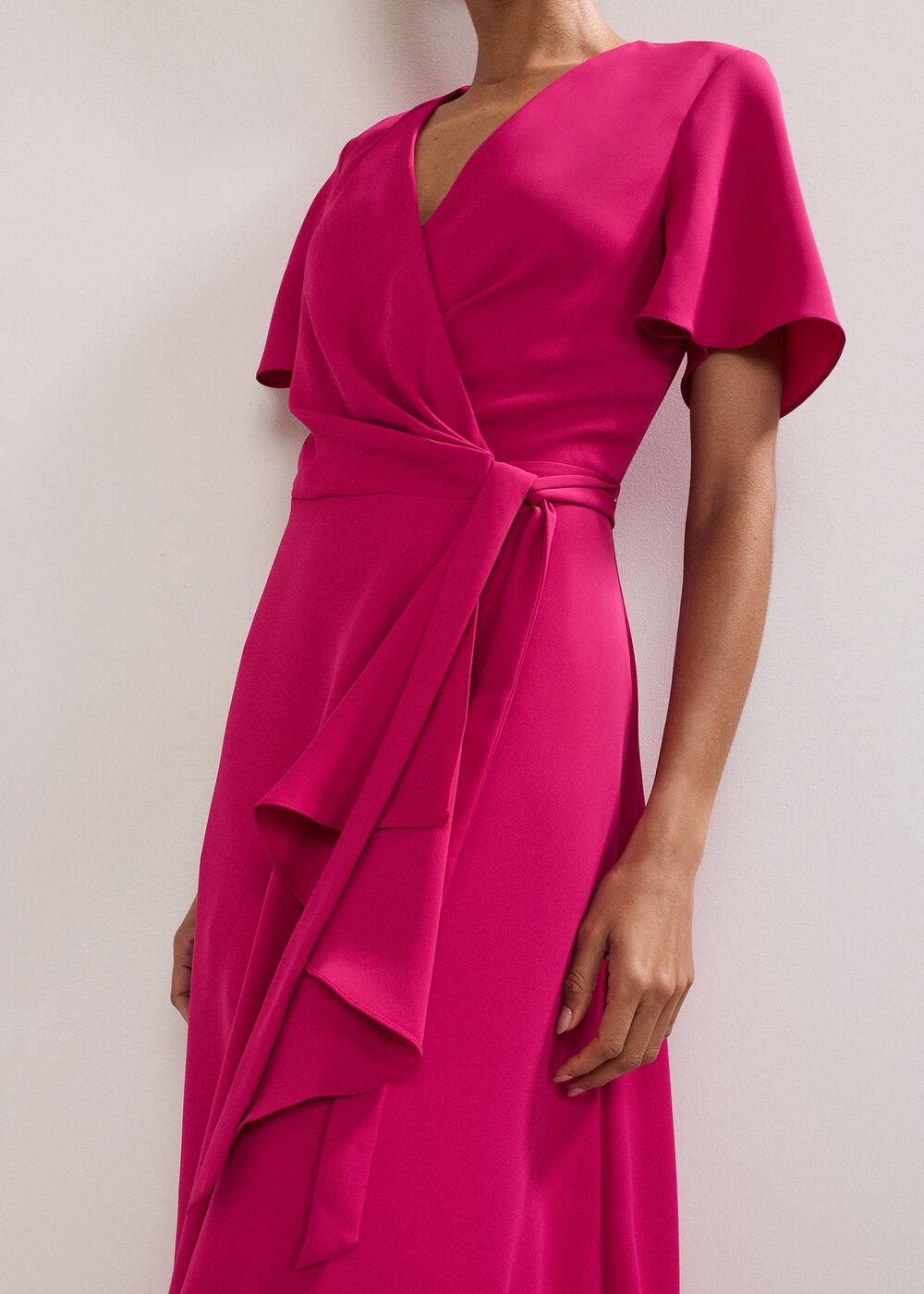 Julissa Wrap Dress - Pink