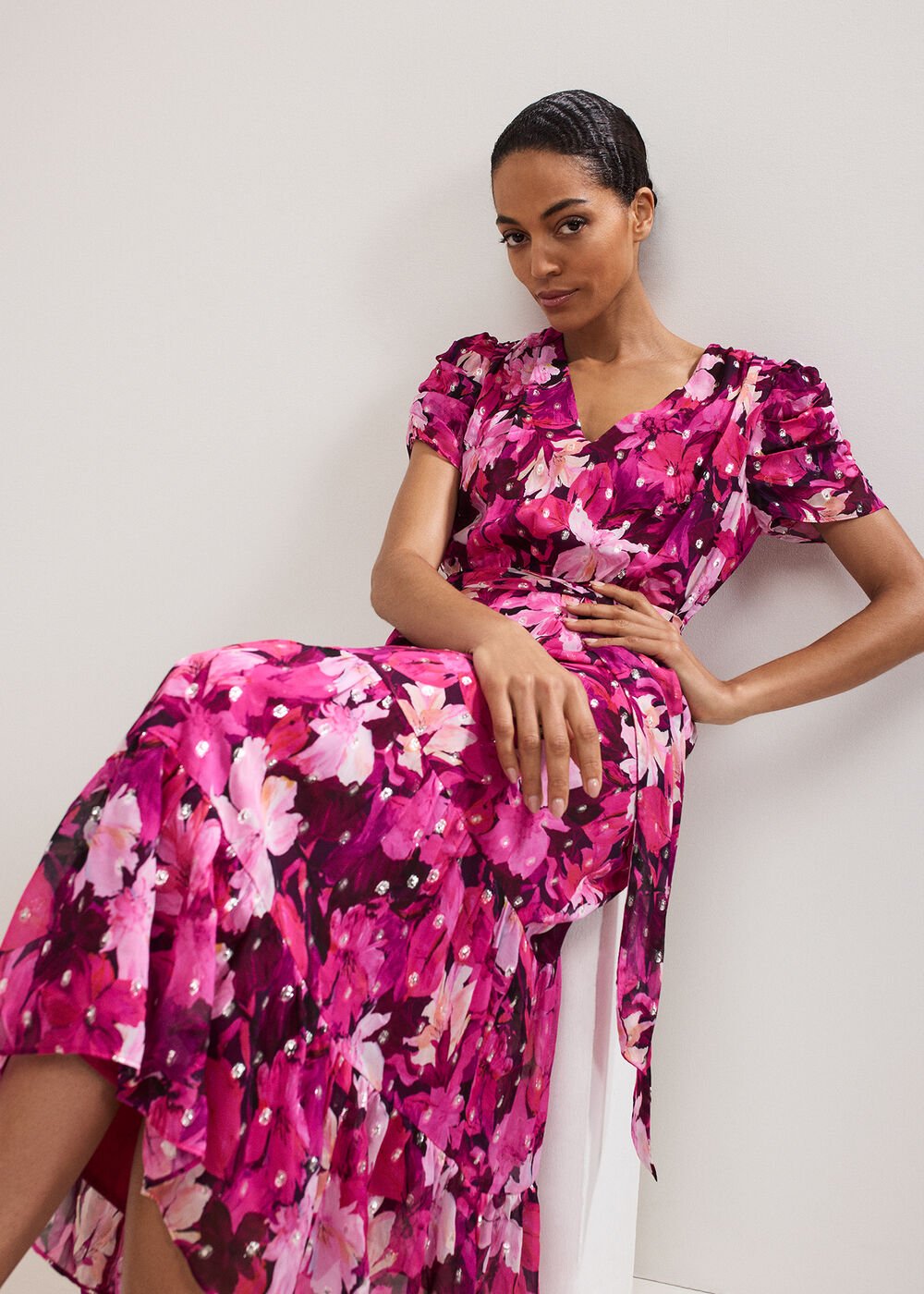 Azalea Floral Dress - Multi