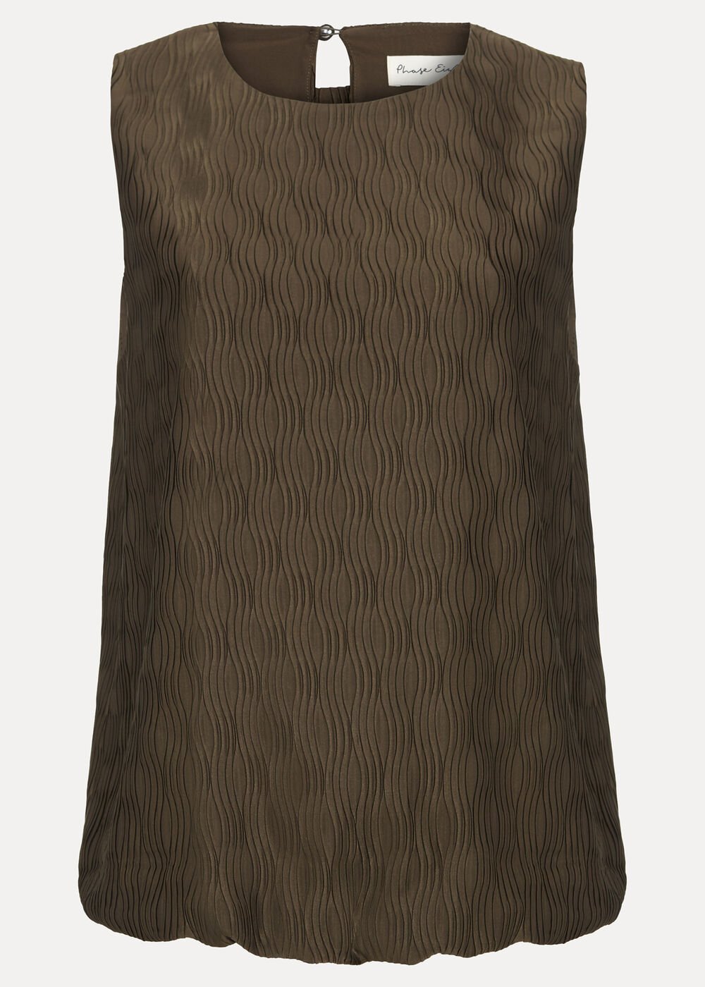 Zula Bubble Hem Top - Khaki