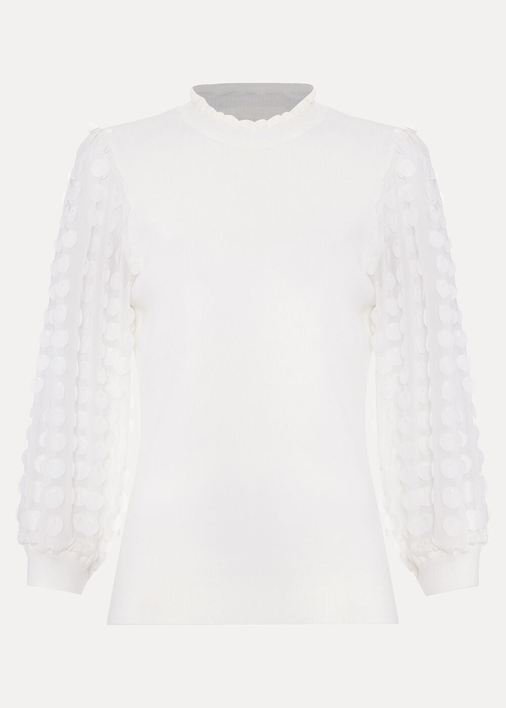 Shelly Detail Jumper - Ivory
