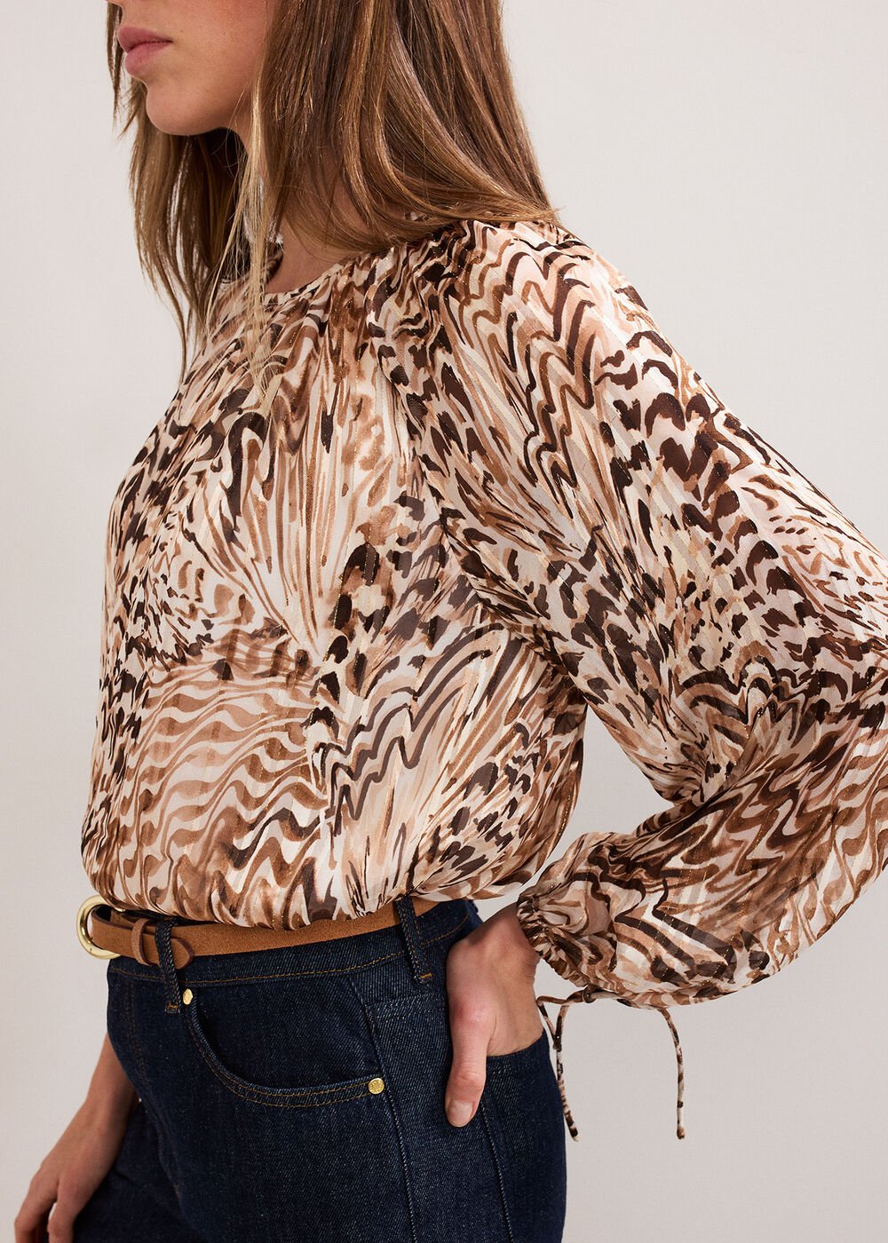 Rafaella Blouse - Neutral