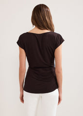 Honor Blurred Top - Black Multi