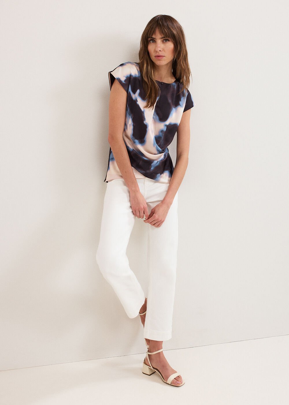 Honor Blurred Top - Black Multi