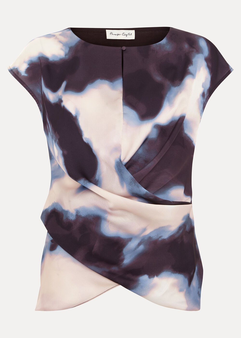 Honor Blurred Top - Black Multi