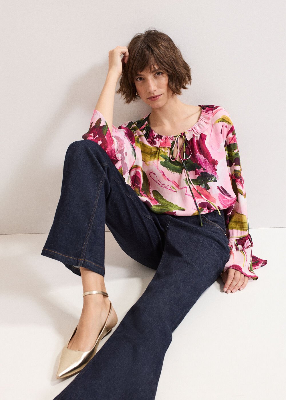 Andi Floral Blouse - Multi