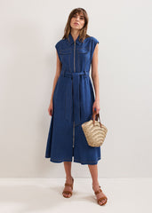 Luiza Denim Dress - Denim