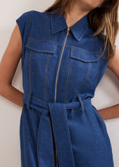 Luiza Denim Dress - Denim