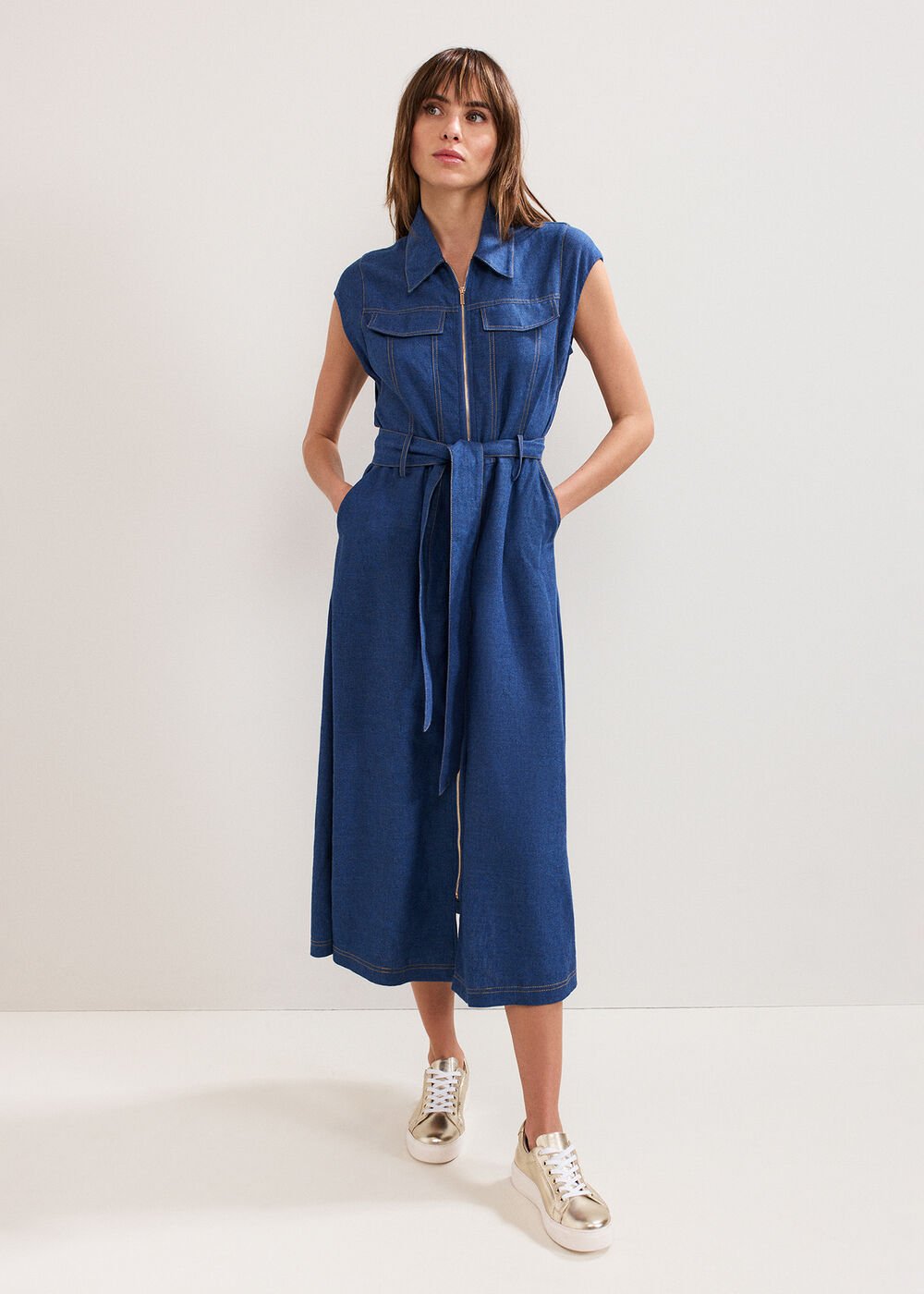 Luiza Denim Dress - Denim