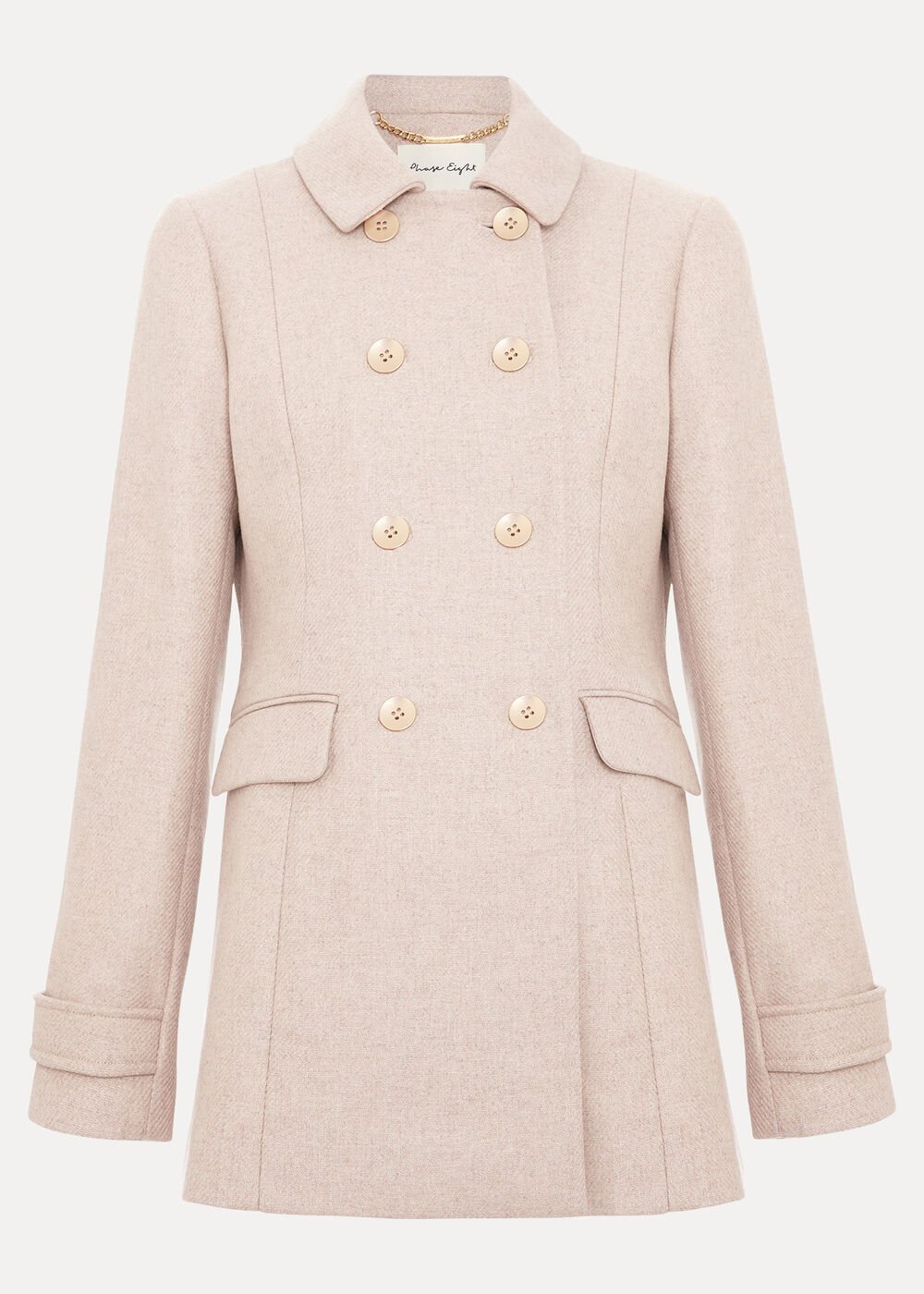Aurelie Wool Peacoat - Neutral