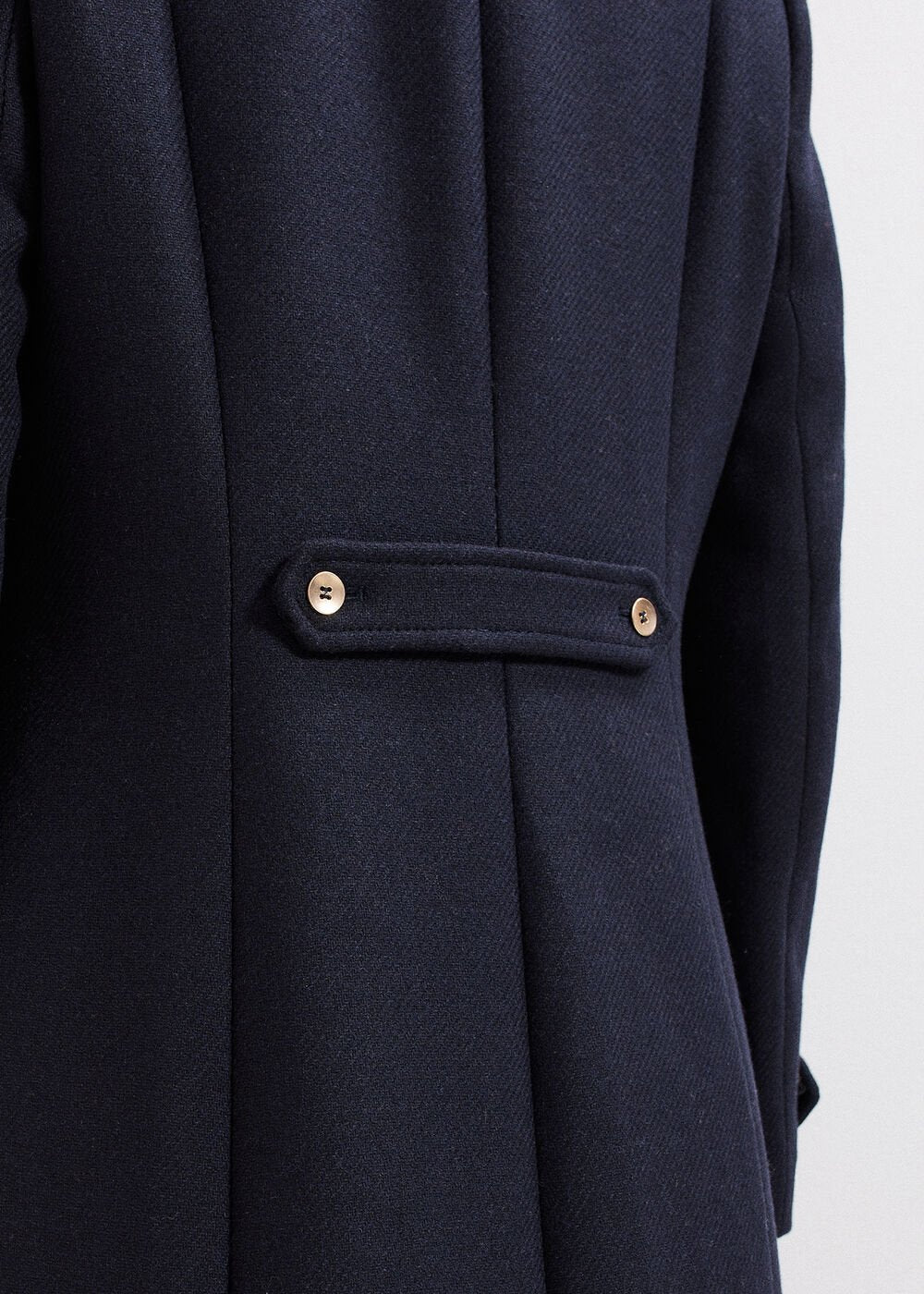 Aurelie Maxi Coat - Navy