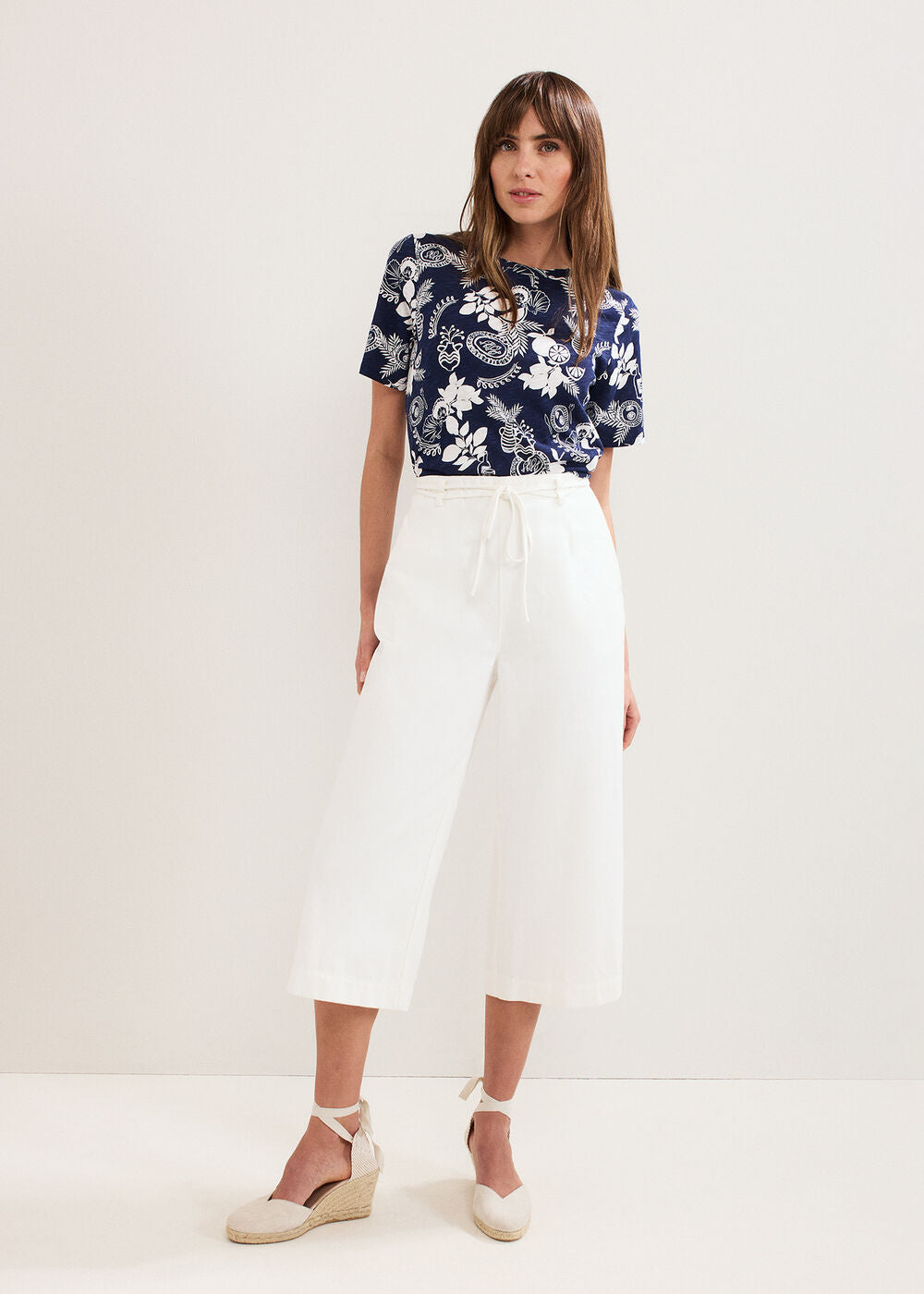 Elma Postcard Top - Navy