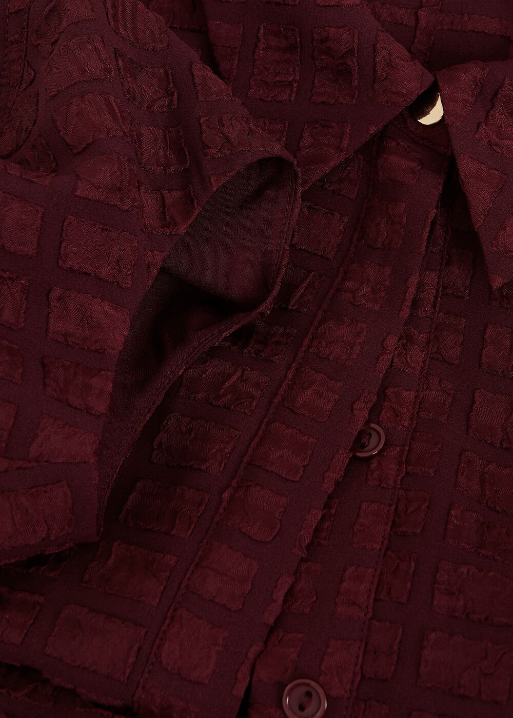 Petite Yasmine Midi Dress - Burgundy
