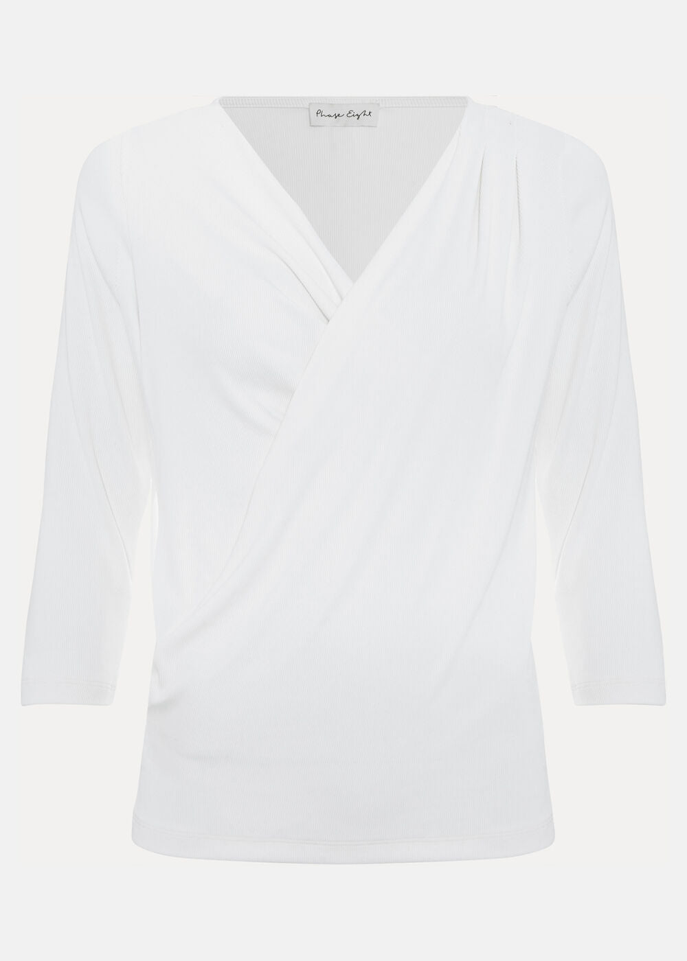 Sutton Drape Top - White